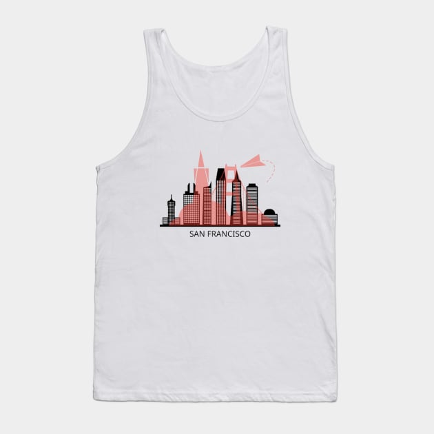 T-shirt san frncisco Tank Top by Top beautiful design